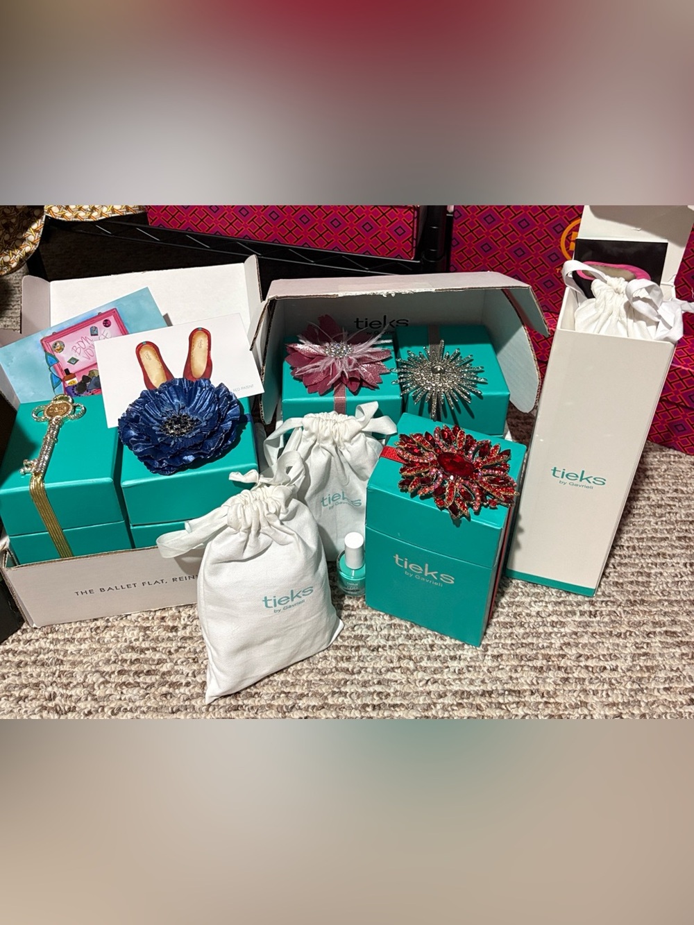 NEW IN BOX:  limited-Edition Tieks Fairy Dust Ballet Flat Sz 8 - Picture 11 of 11